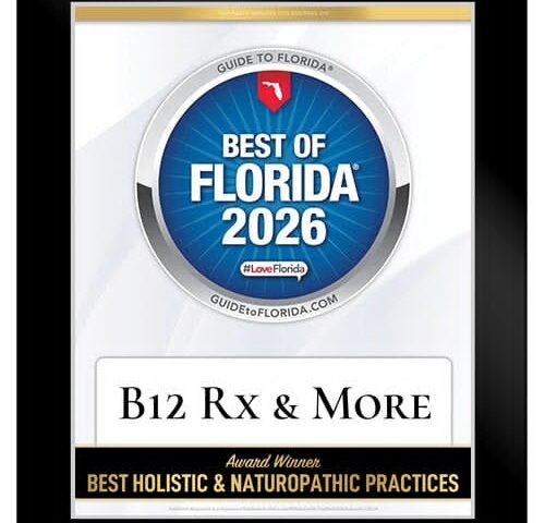 B12 RX & MORE® Named Best of Florida 2026: Best Holistic & Naturopathic Practices