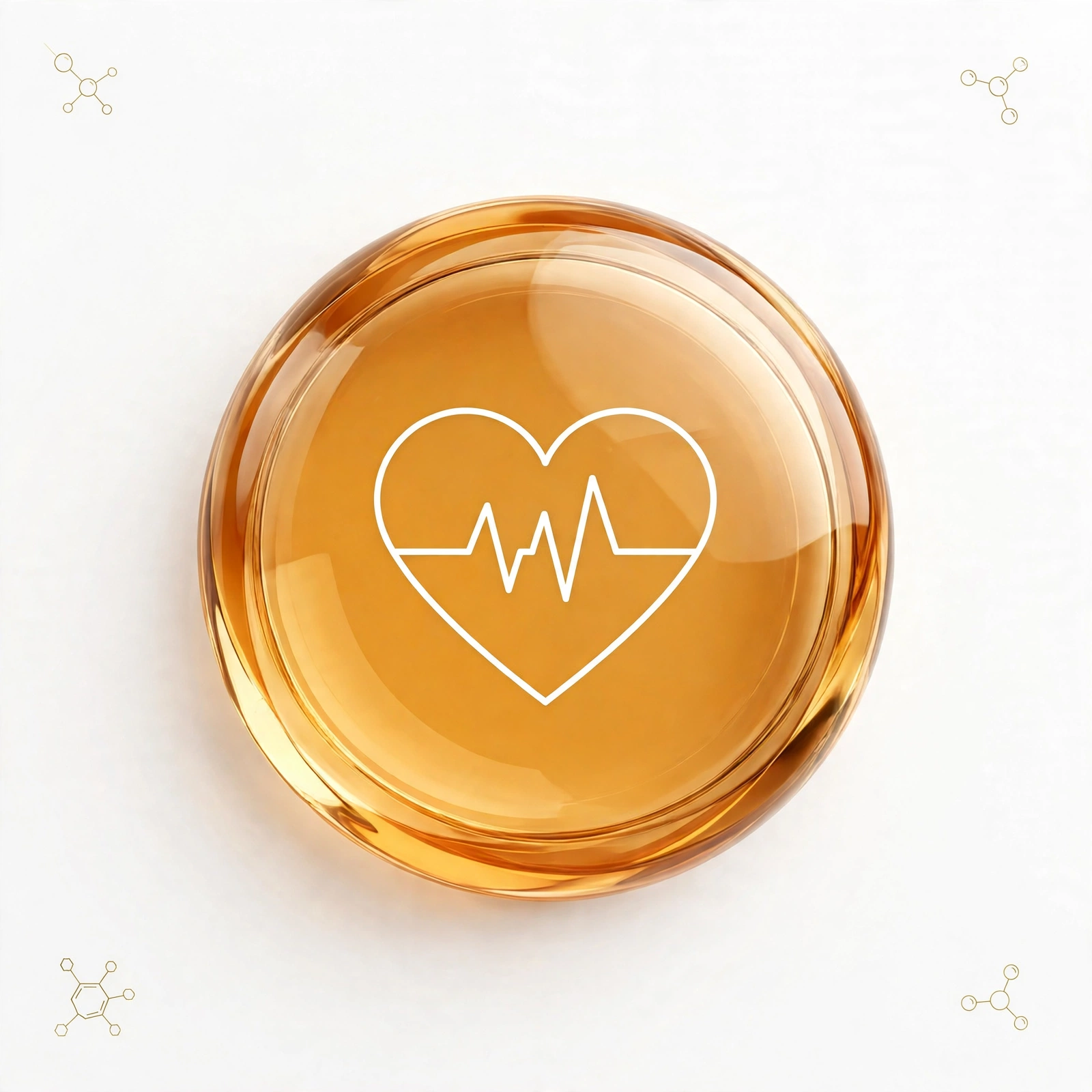 CoQ10 gold medallion icon