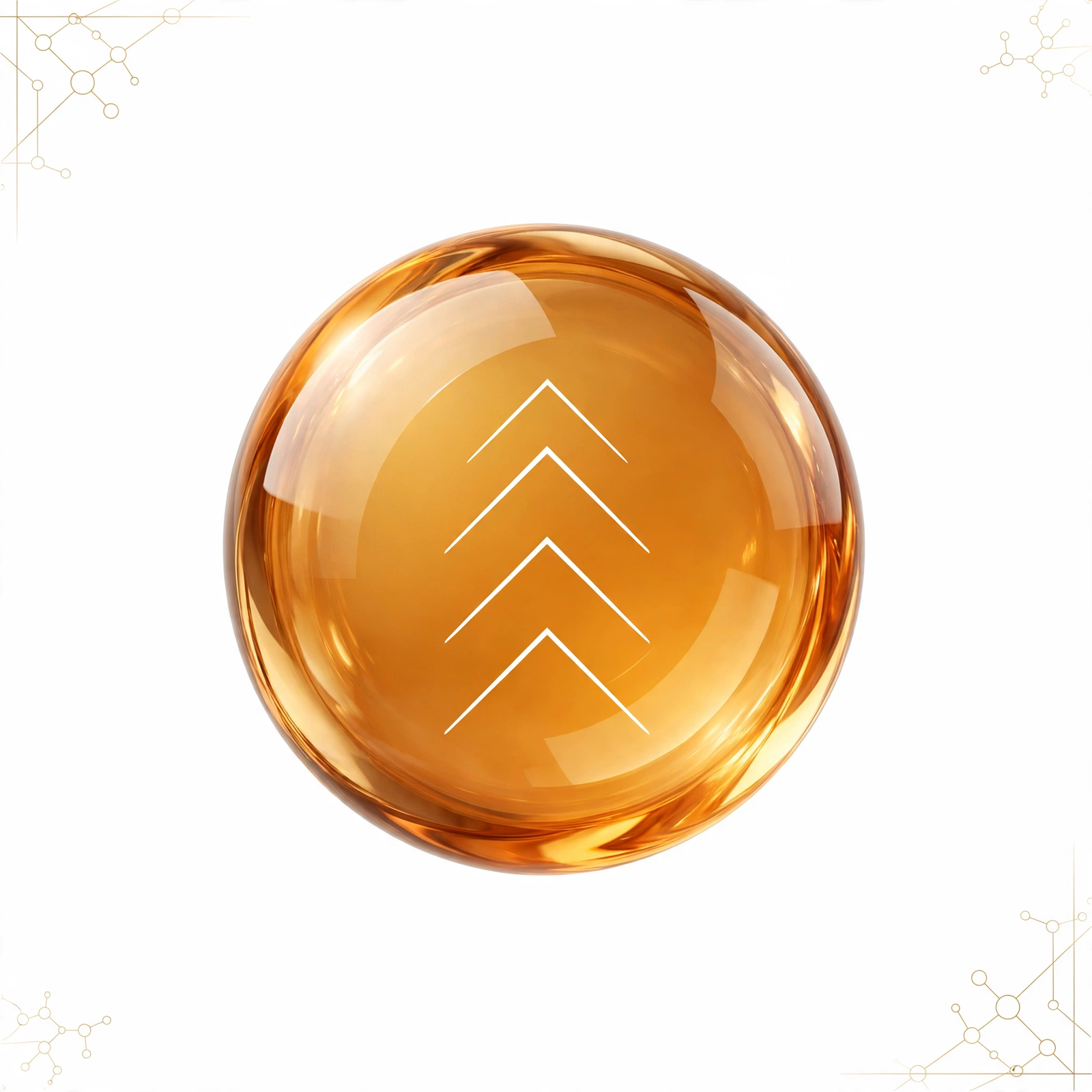 Energy + Blend gold medallion icon