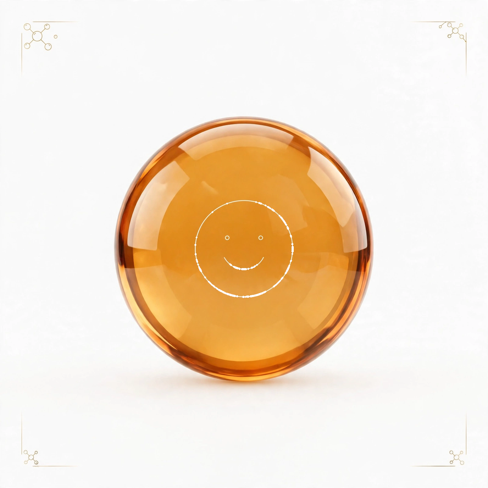 Feel Good Blend gold medallion icon