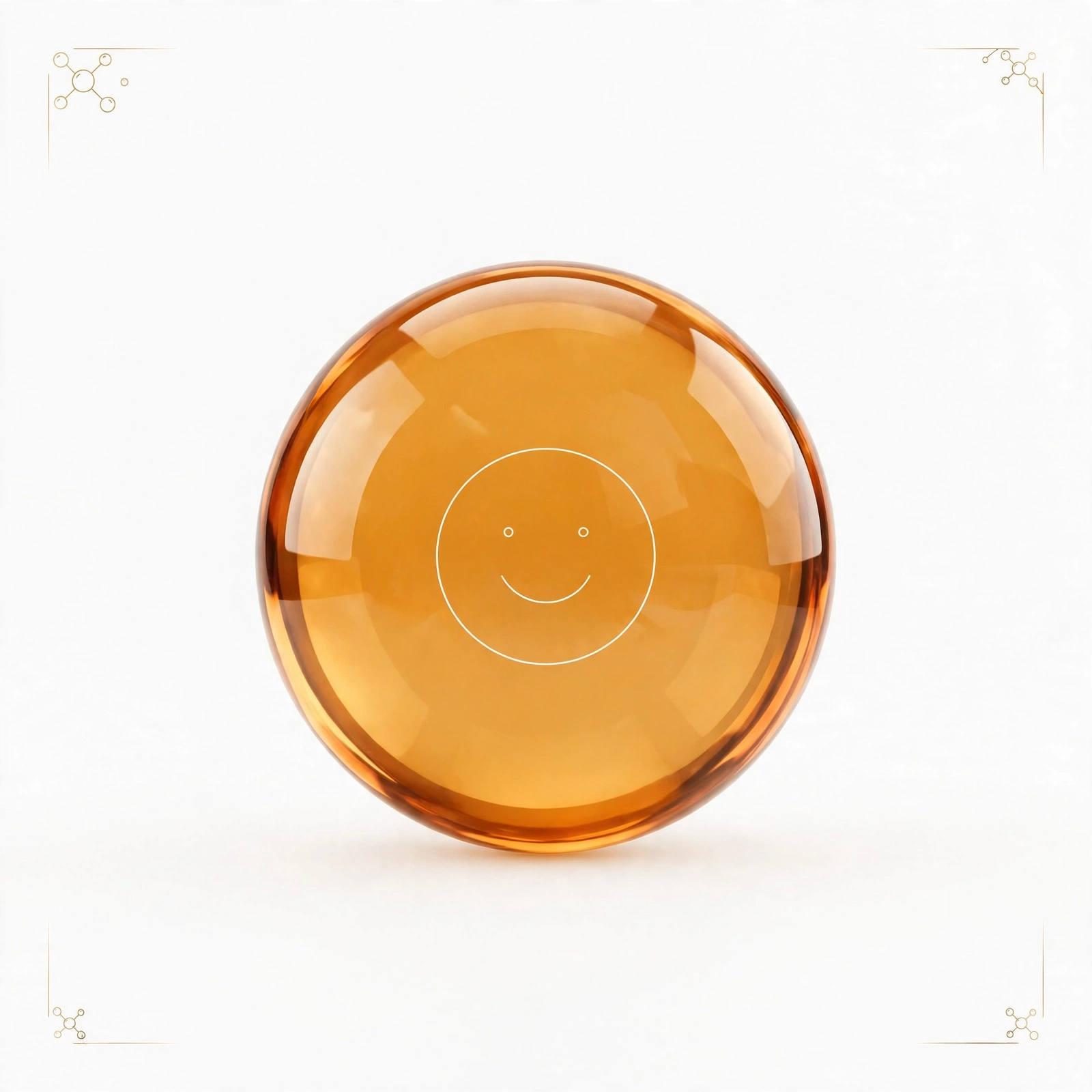 Feel Good Blend gold medallion icon