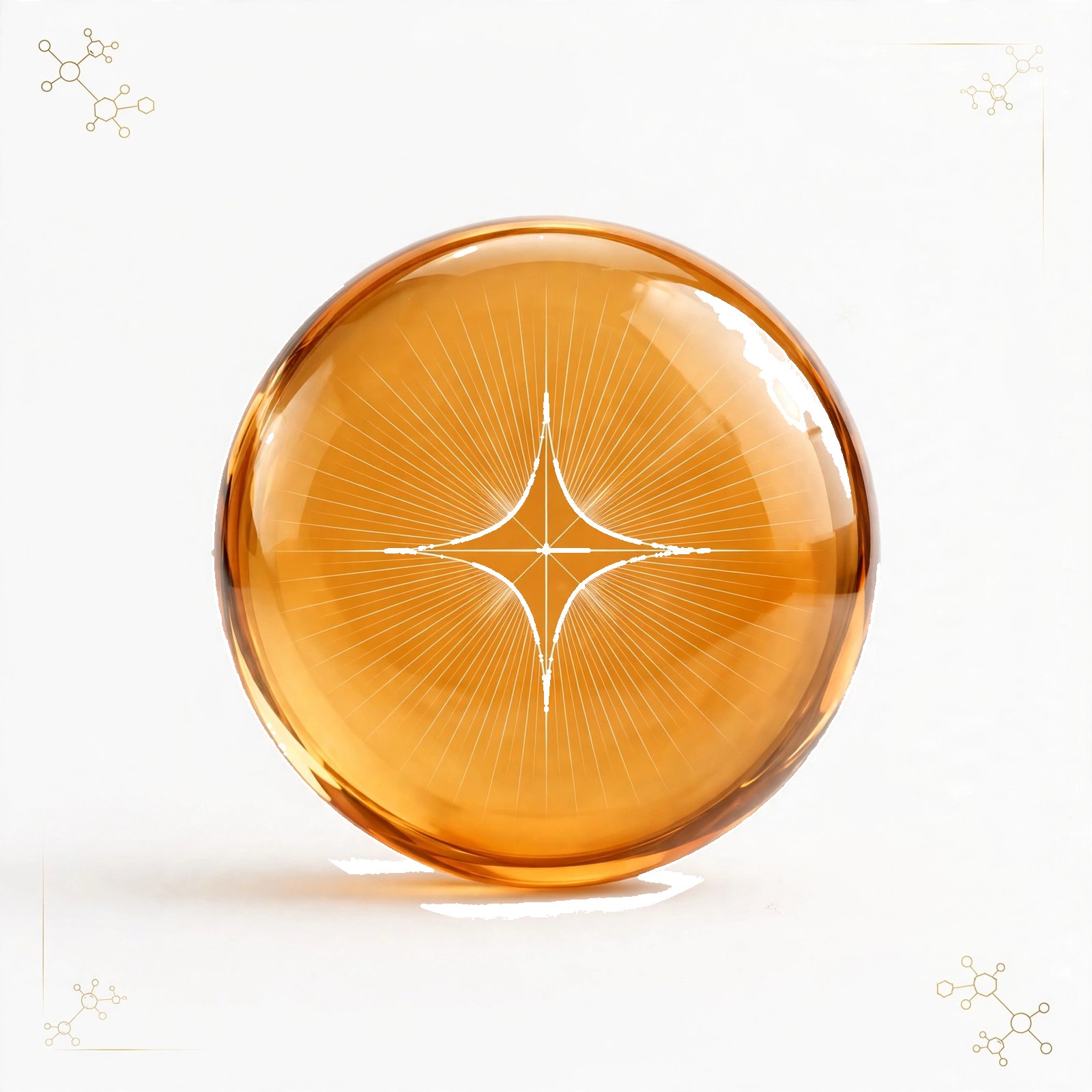 Glow Up Blend gold medallion icon