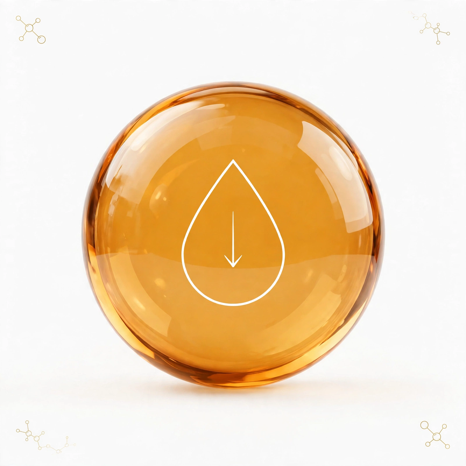 Lipotropic gold medallion icon