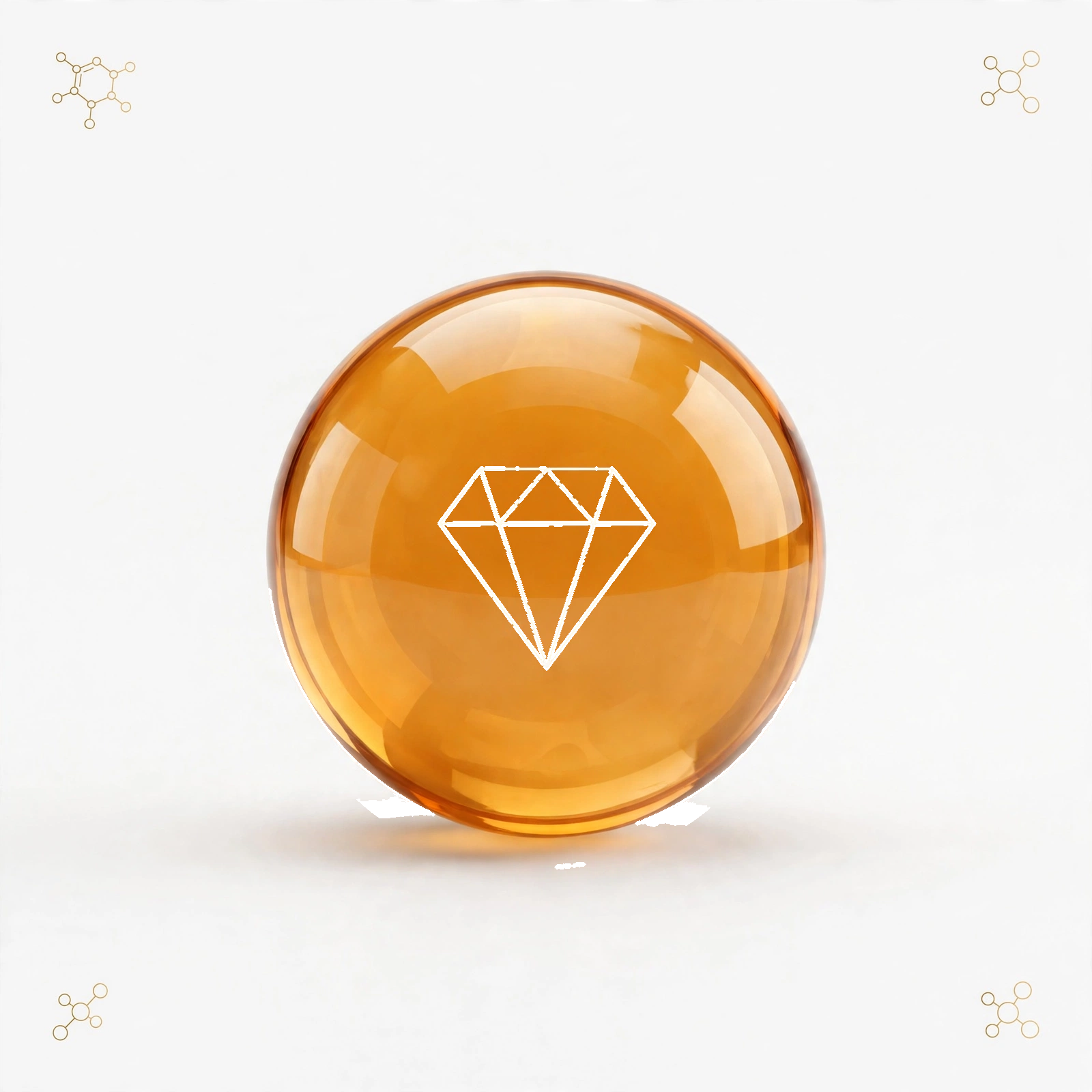 Mineral Blend gold medallion icon