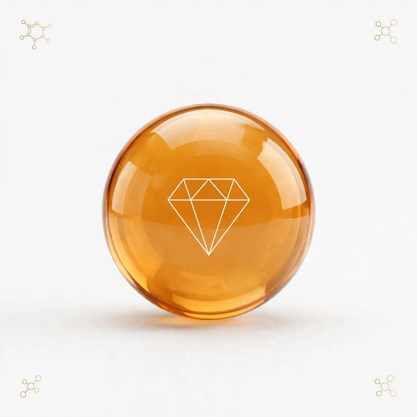 Mineral Blend gold medallion icon