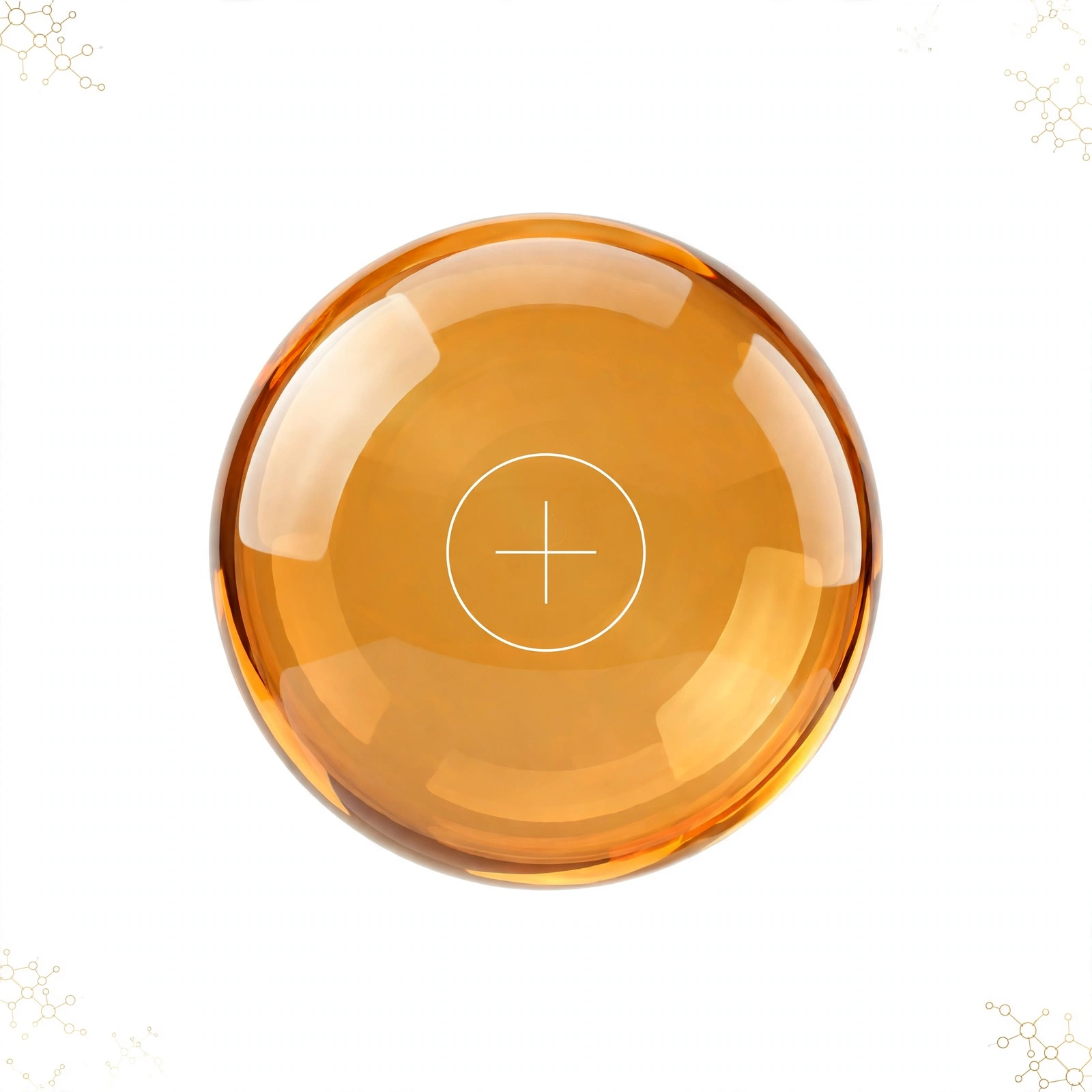 NAD+ gold medallion icon