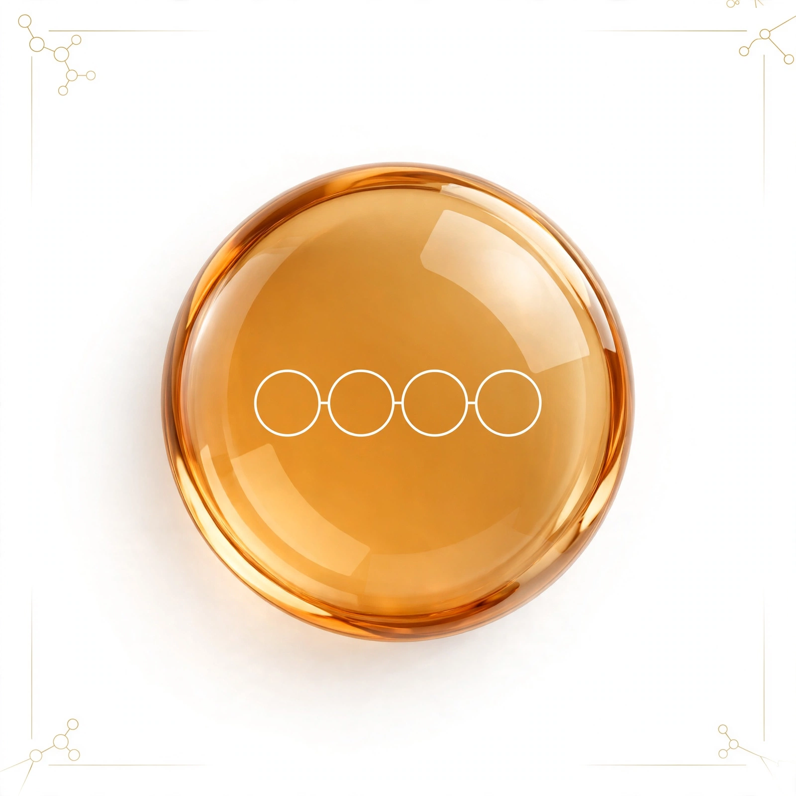 Peptides gold medallion icon