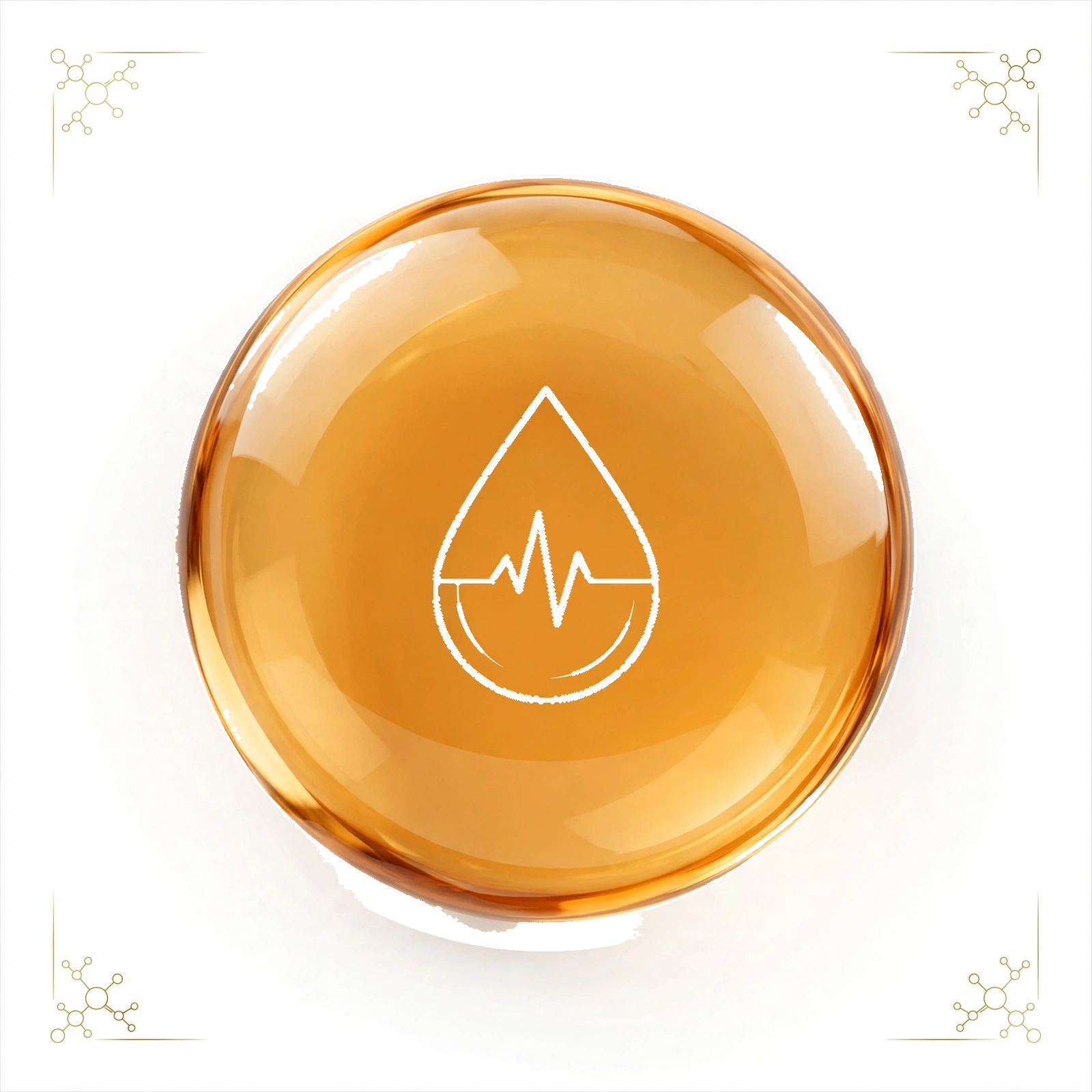 B12 gold medallion icon