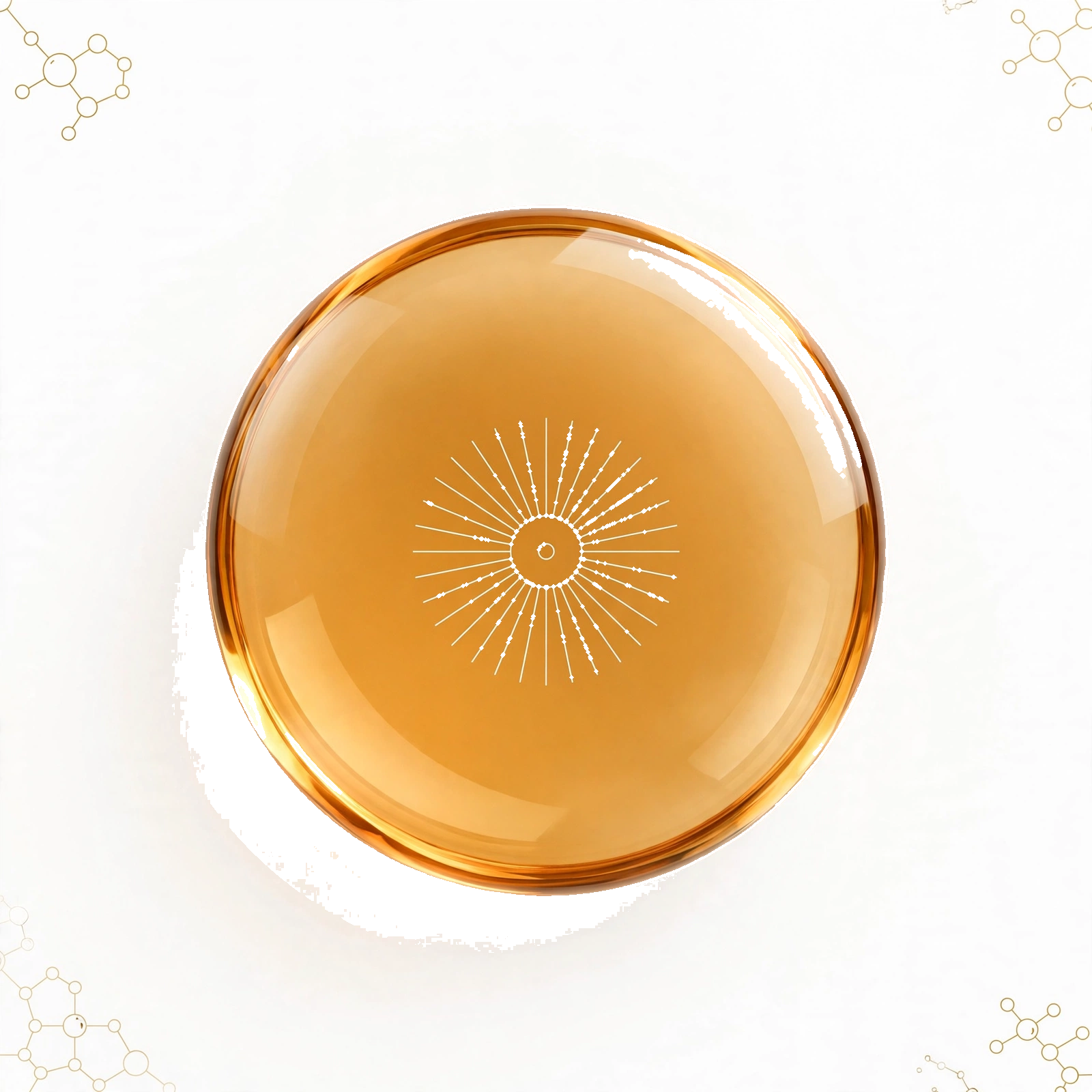 Vitamin D3 gold medallion icon