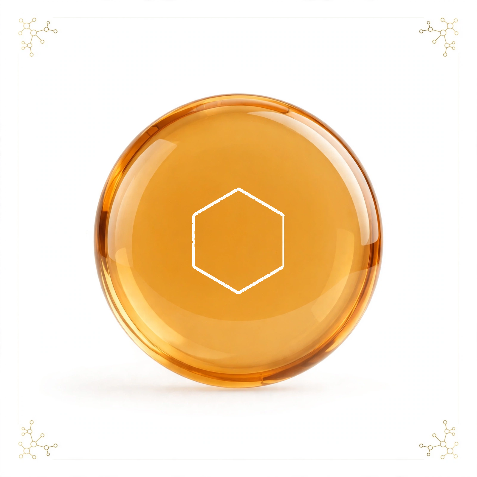 Zinc gold medallion icon