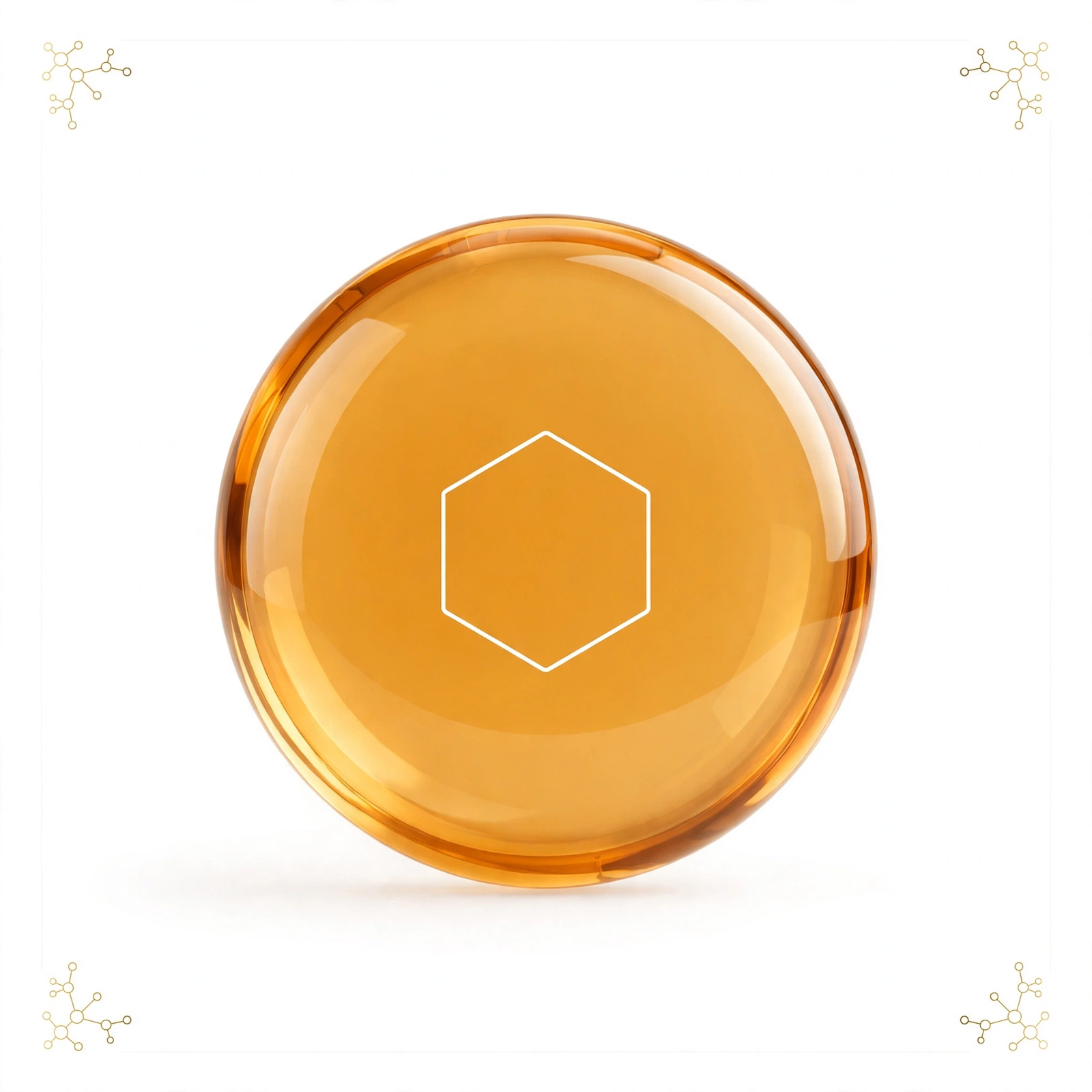 Zinc gold medallion icon